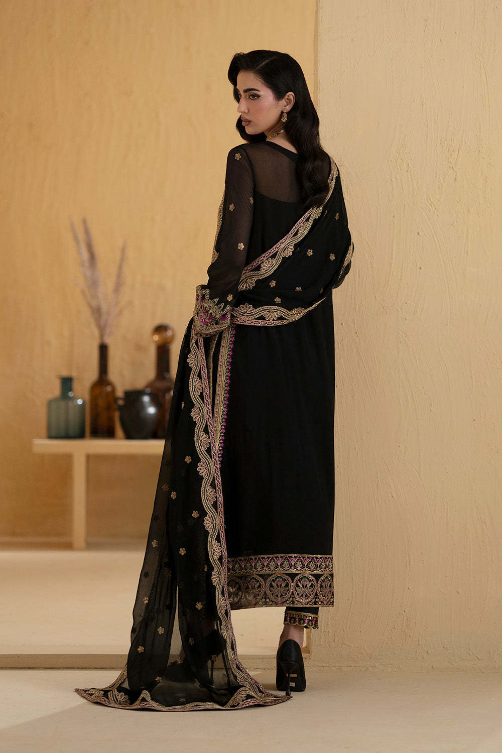 Maryum N Maria | Luxury Stitched | 3 Piece Embroiderd Chiffon MERNEITH - FSU5665 - House Of Hania