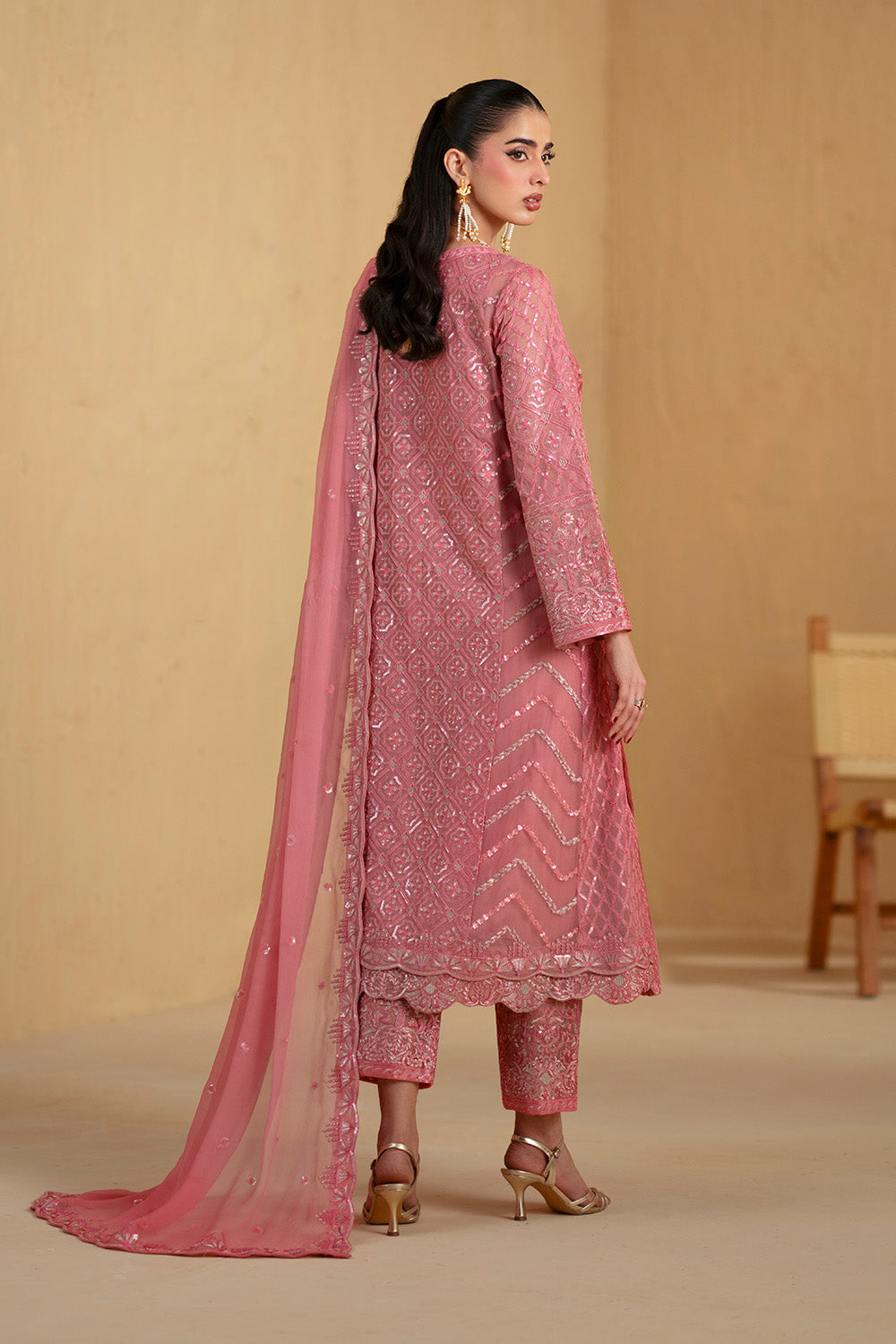 Maryum N Maria | Luxury Stitched | 3 Piece Embroiderd Chiffon NUBIA - FSU5662 - House Of Hania