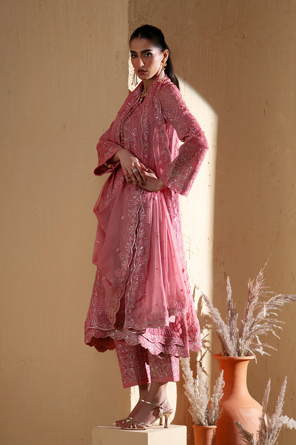 Maryum N Maria | Luxury Stitched | 3 Piece Embroiderd Chiffon NUBIA - FSU5662 - House Of Hania