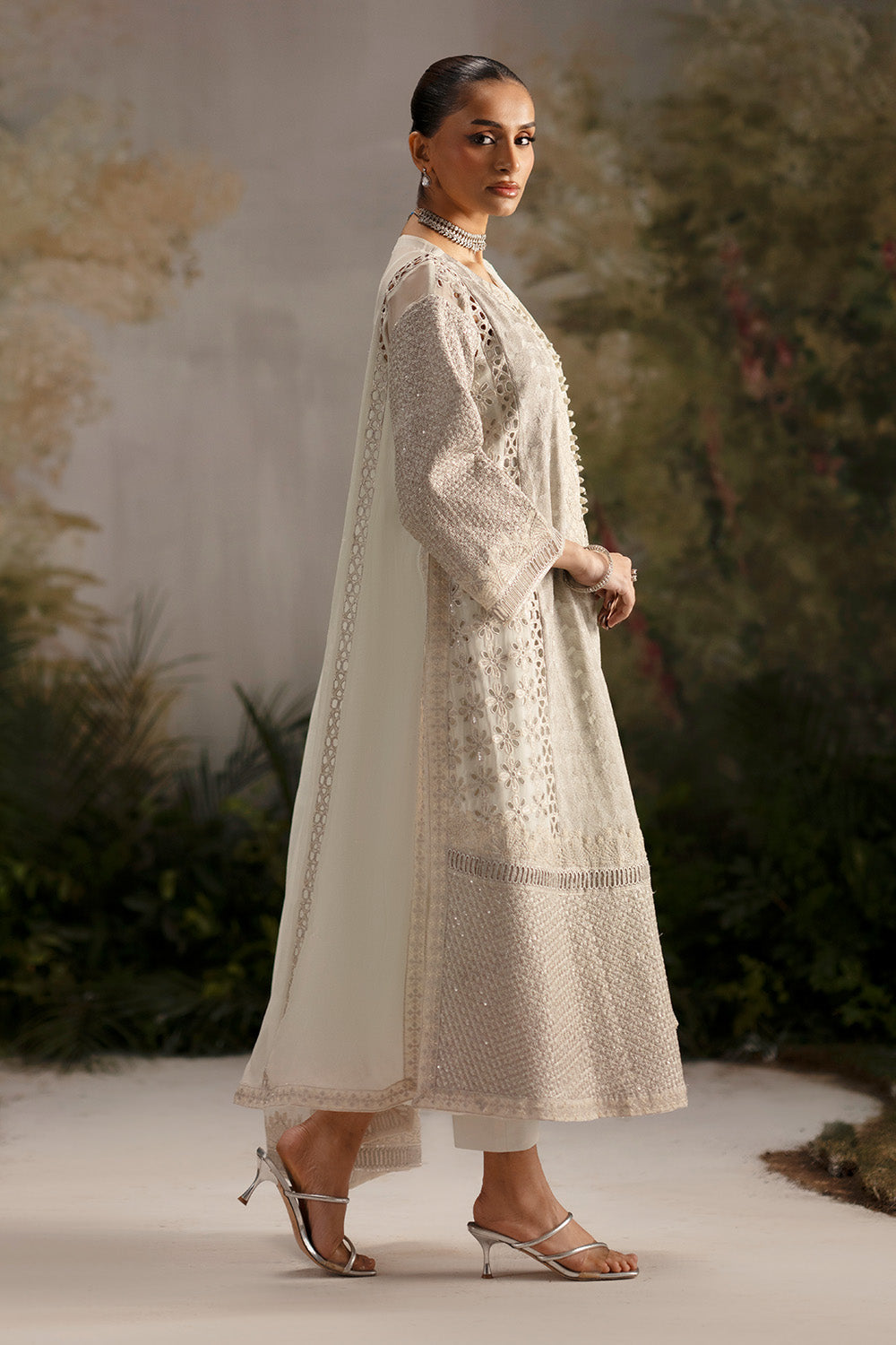 Maryum N Maria | Luxury Stitched | 3-Piece-Embroiderd-Chiffon OINDRILA - FWU5690 - House Of Hania