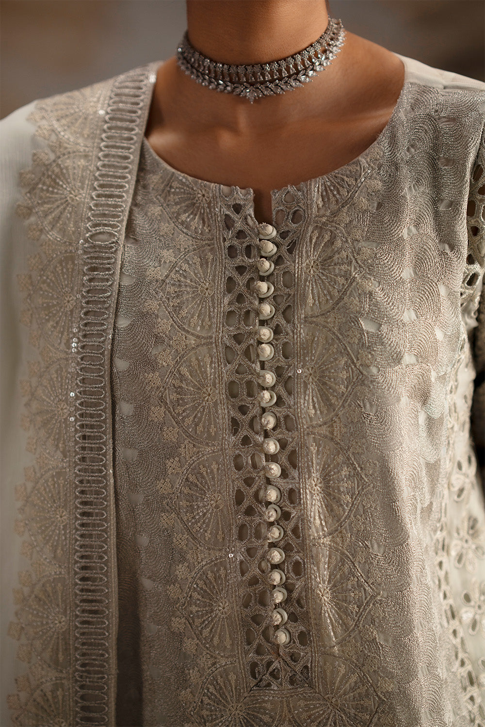 Maryum N Maria | Luxury Stitched | 3-Piece-Embroiderd-Chiffon OINDRILA - FWU5690 - House Of Hania