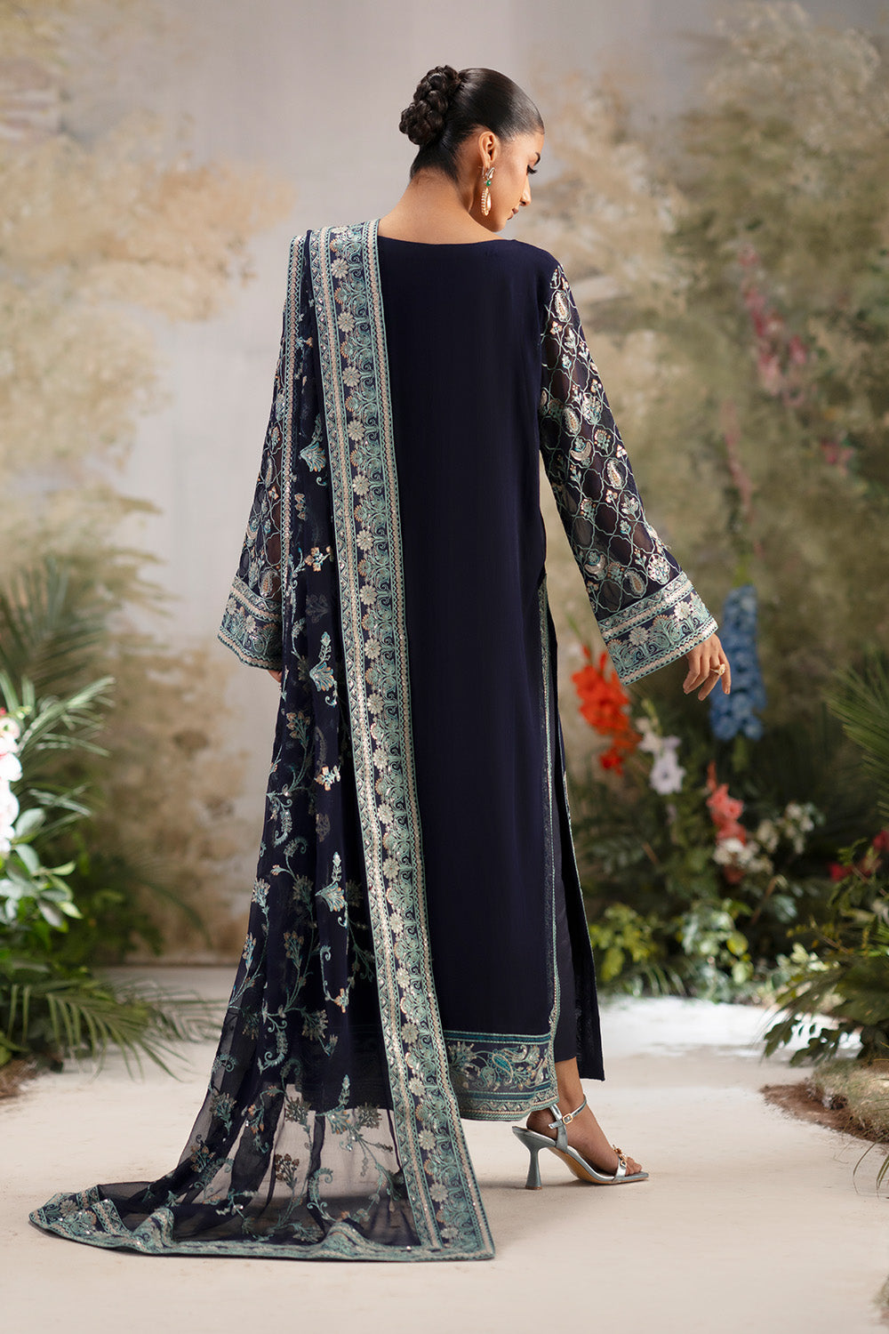 Maryum N Maria | Luxury Stitched | 3-Piece-Embroiderd-Chiffon OJASWINI - FWU5691 - House Of Hania