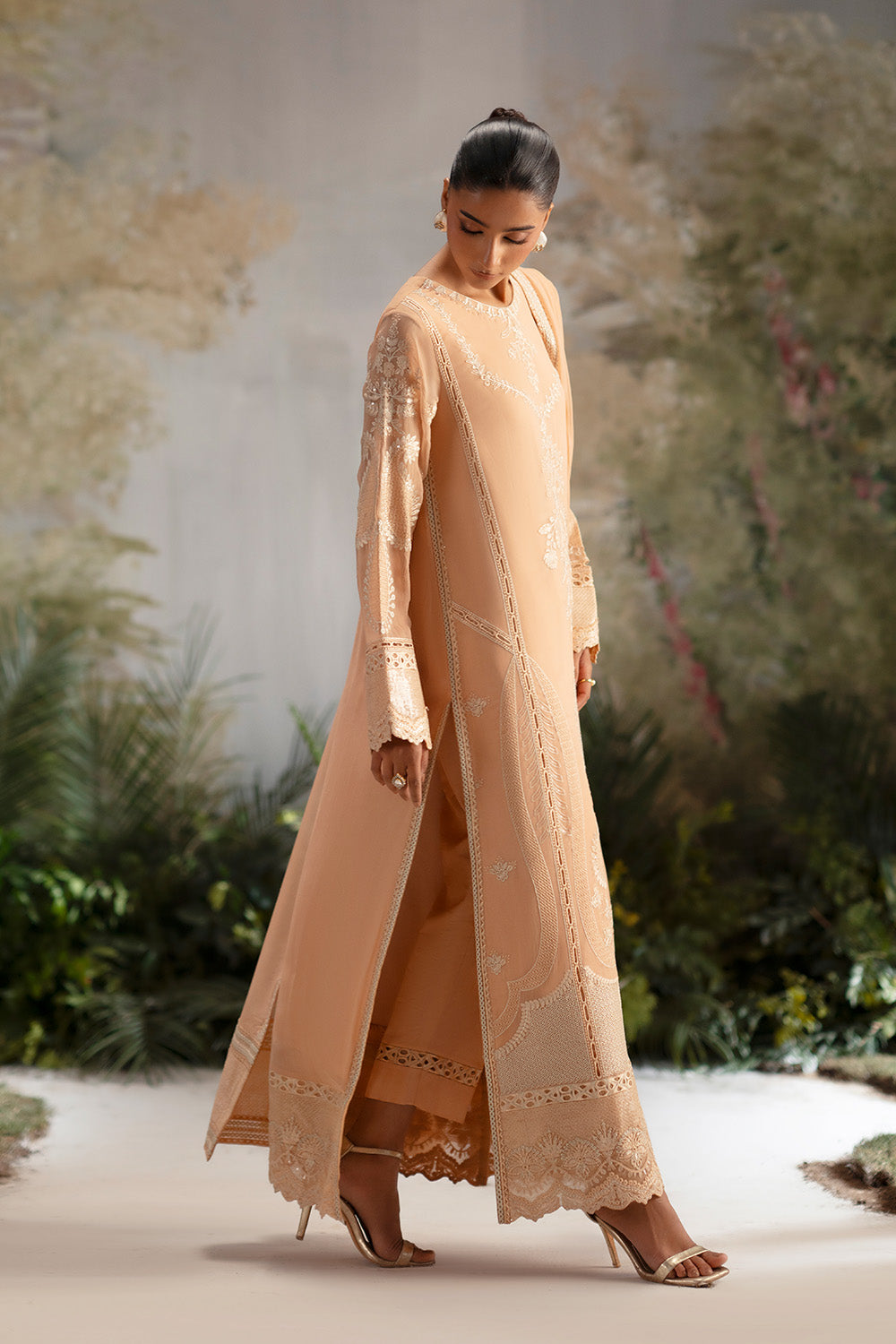 Maryum N Maria | Luxury Stitched | 3-Piece-Embroiderd-Chiffon OLIKODI - FWU5693 - House Of Hania