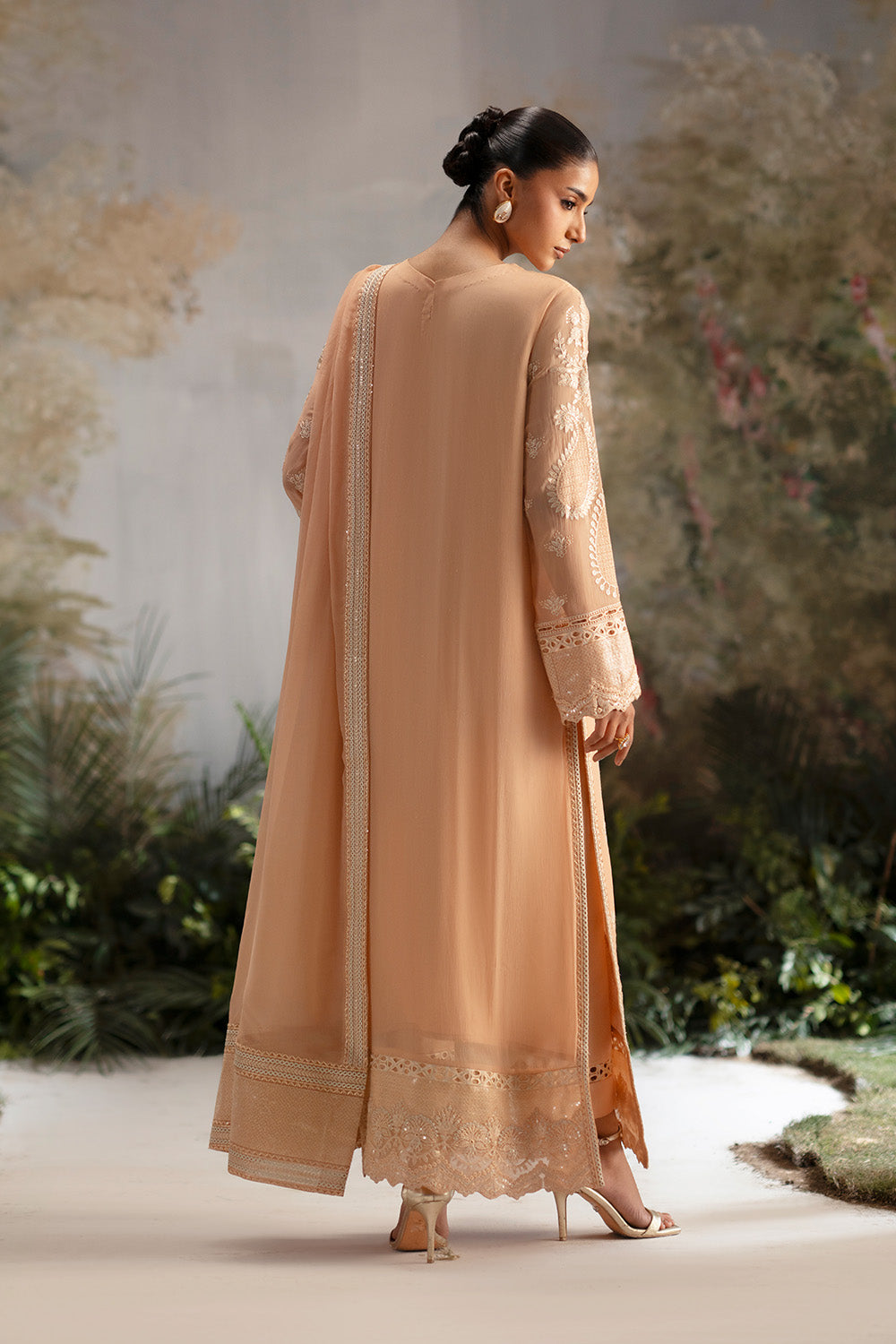 Maryum N Maria | Luxury Stitched | 3-Piece-Embroiderd-Chiffon OLIKODI - FWU5693 - House Of Hania