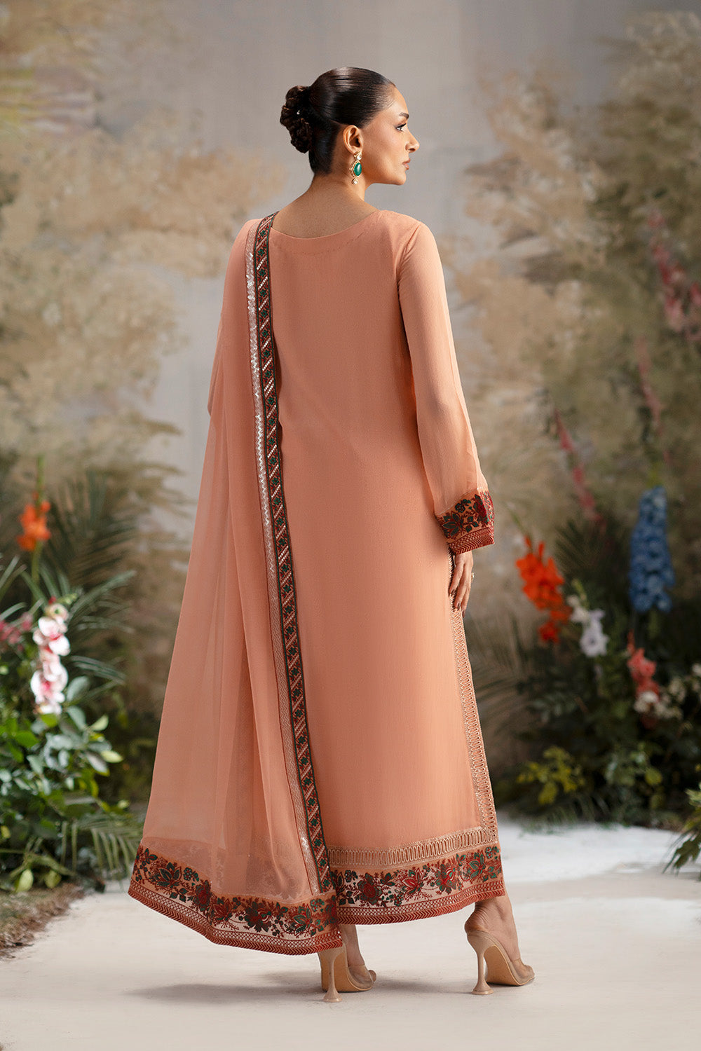 Maryum N Maria | Luxury Stitched | 3-Piece-Embroiderd-Chiffon OMISHA - FWU5697 - House Of Hania