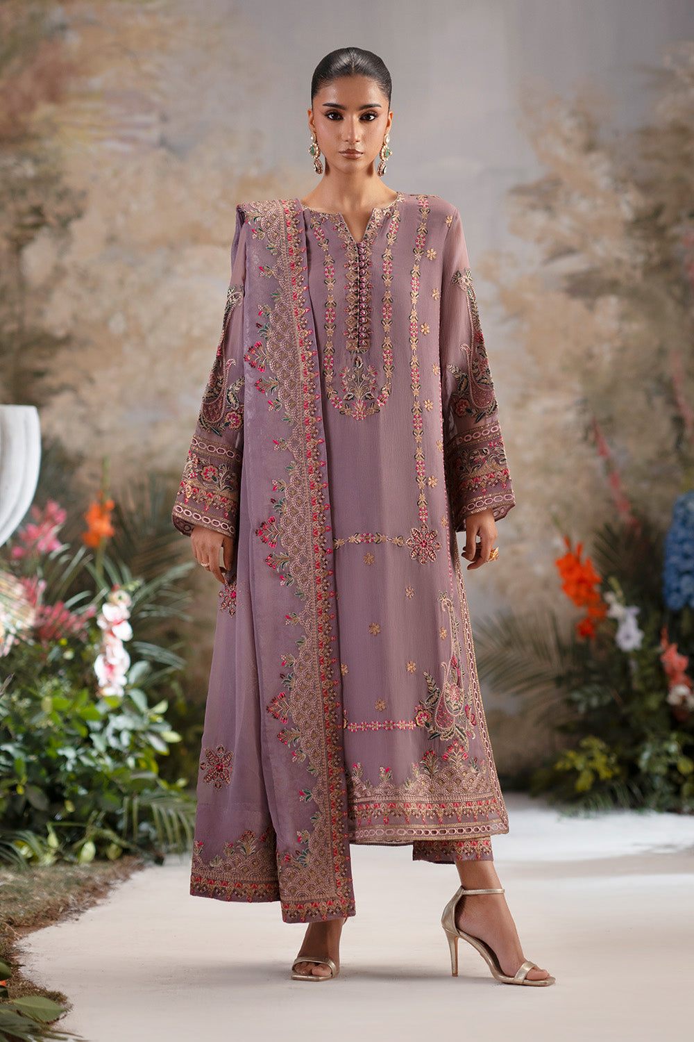 Maryum N Maria | Luxury Stitched | 3-Piece-Embroiderd-Chiffon ONANIA - FWU5698 - House Of Hania