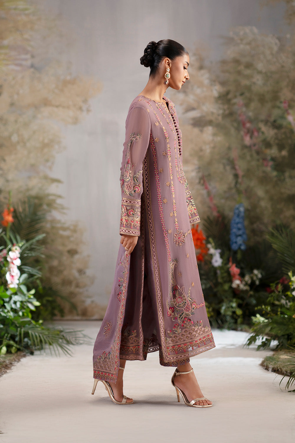 Maryum N Maria | Luxury Stitched | 3-Piece-Embroiderd-Chiffon ONANIA - FWU5698 - House Of Hania