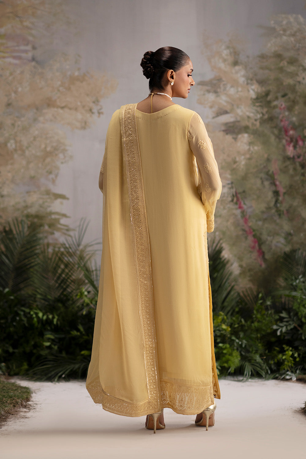 Maryum N Maria | Luxury Stitched | 3-Piece-Embroiderd-Chiffon ONELIA - FWU5699 - House Of Hania
