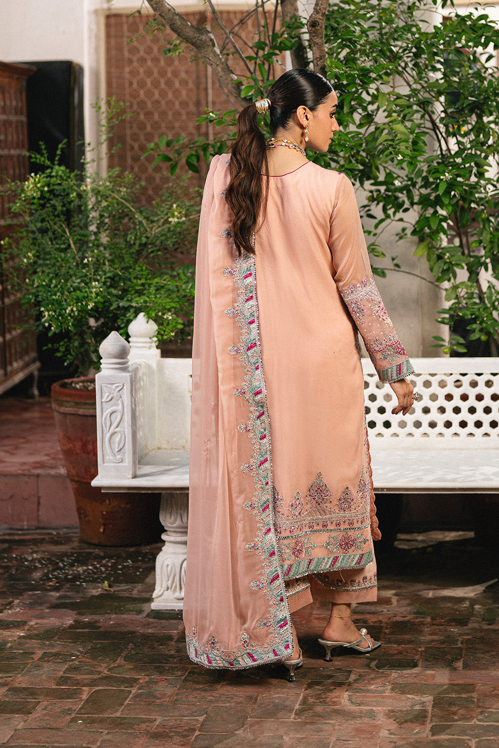Maryum N Maria | Luxury Stitched | 3 Piece Embroidered Chiffon ANYA - FSU5659 - House Of Hania