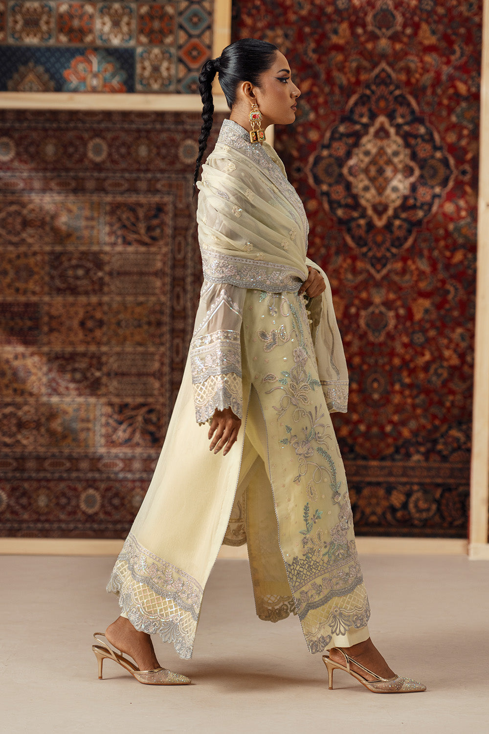 Maryum N Maria | Luxury Stitched | 3 Piece Embroidered Chiffon ARDETH - FSU5637 - House Of Hania