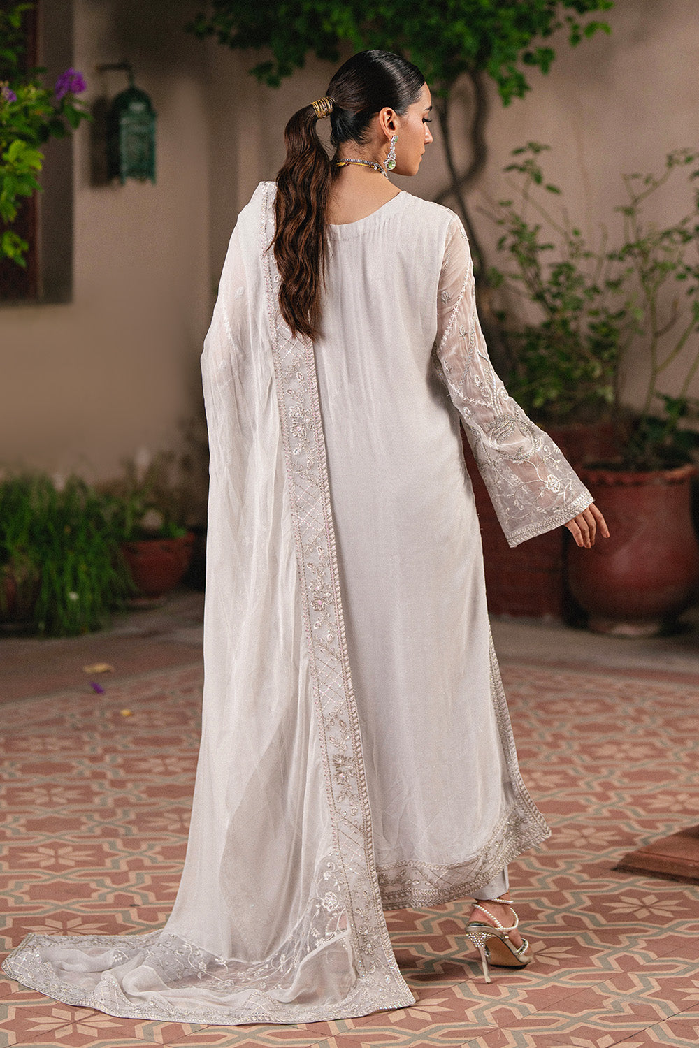 Maryum N Maria | Luxury Stitched | 3 Piece Embroidered Chiffon FAINA - FSU5656 - House Of Hania
