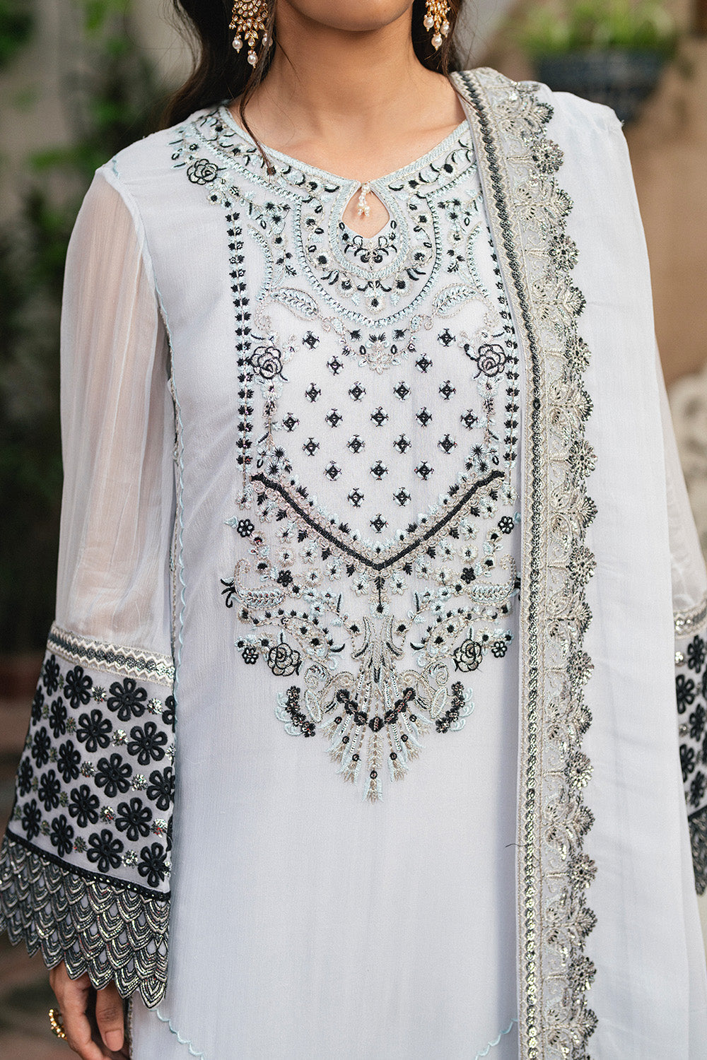 Maryum N Maria | Luxury Stitched | 3 Piece Embroidered Chiffon LILIYA - FSU5657 - House Of Hania