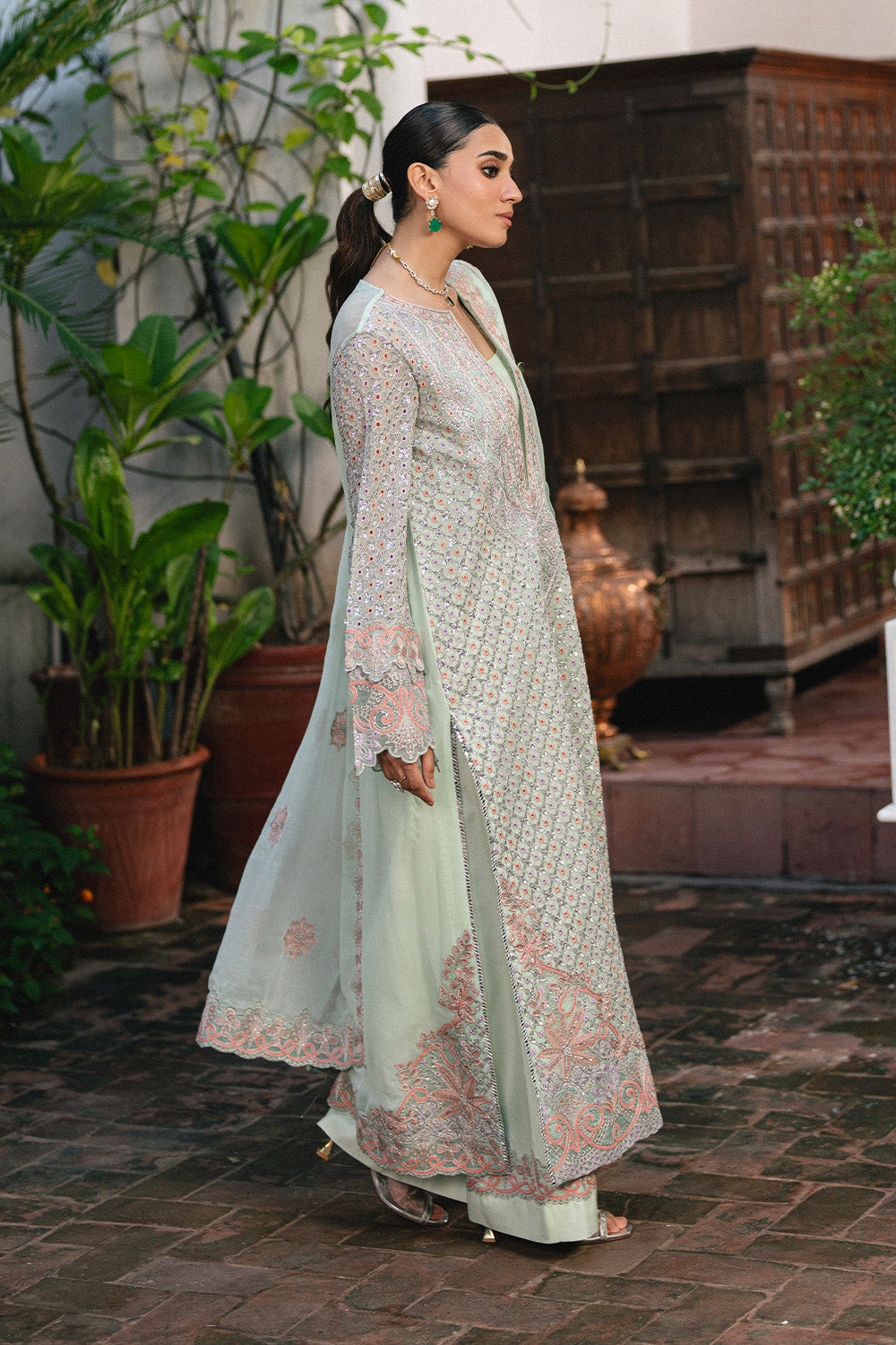 Maryum N Maria | Luxury Stitched | 3 Piece Embroidered Chiffon TATIANA - FSU5652 - House Of Hania