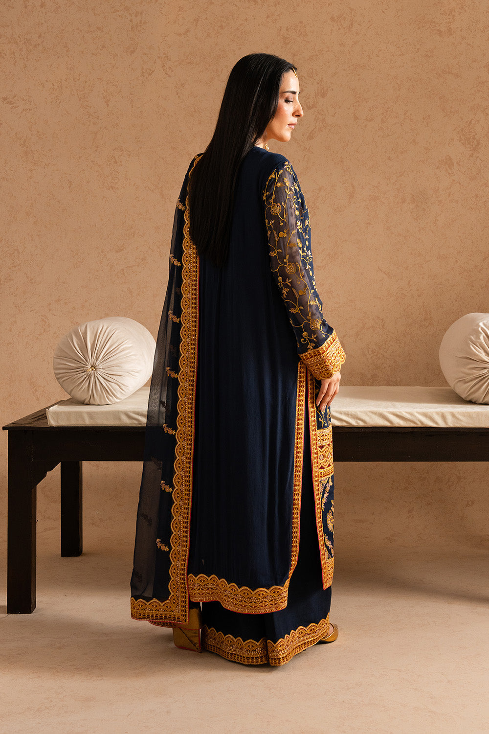 Maryum N Maria | Luxury Stitched | 3 Piece Embroirdered Chiffon ZEHRA - FSU5600 - House Of Hania