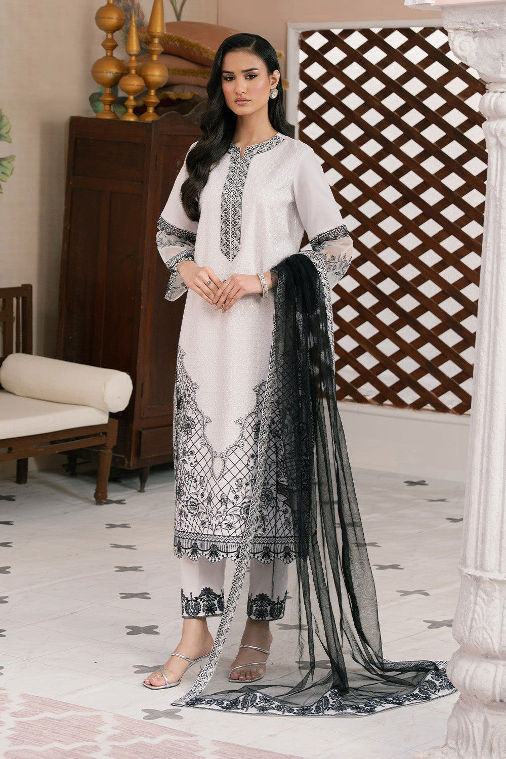 Maryum N Maria | Luxury Stitched | AZADEH - MS50147 - House Of Hania