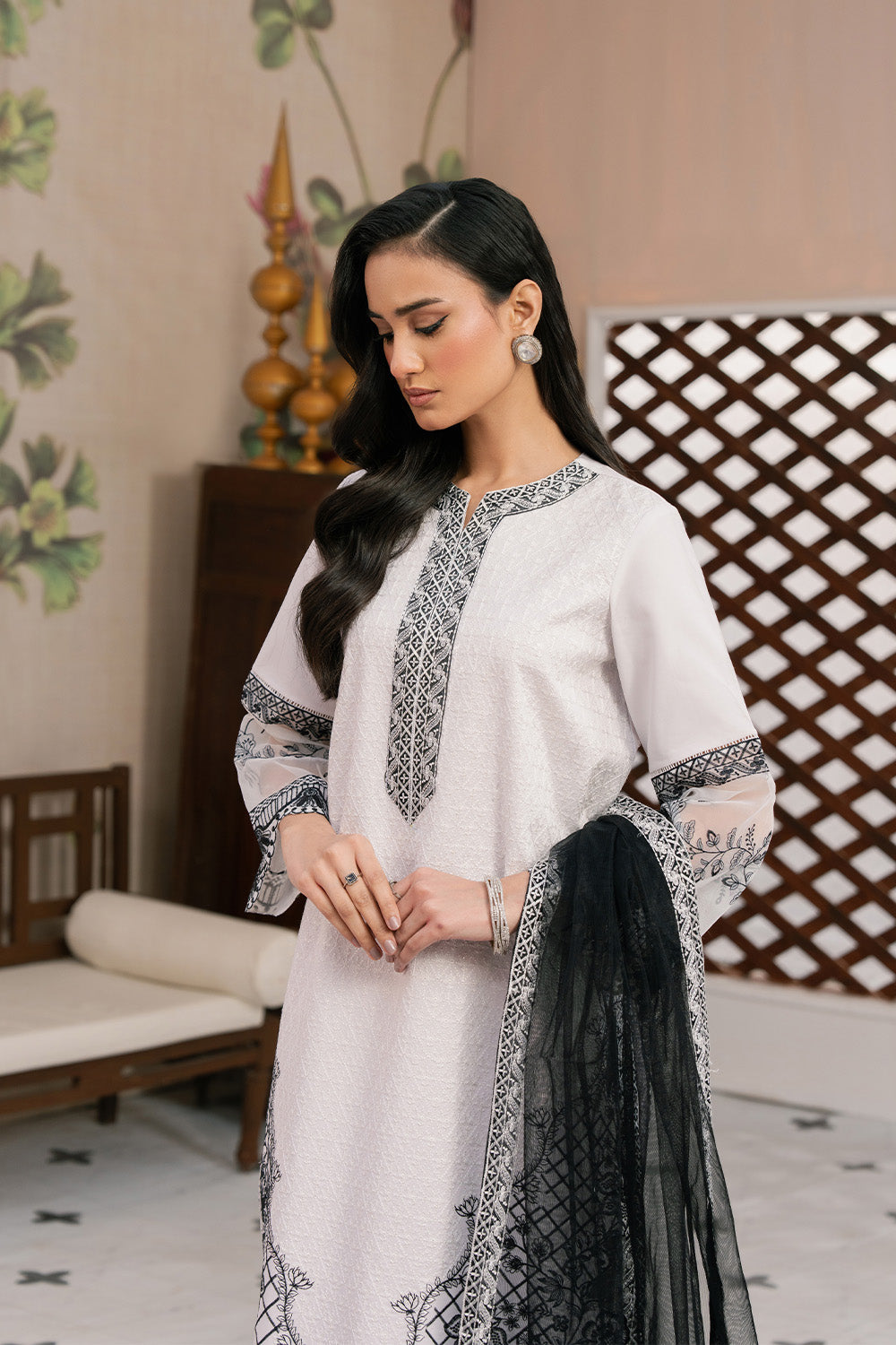 Maryum N Maria | Luxury Stitched | AZADEH - MS50147 - House Of Hania