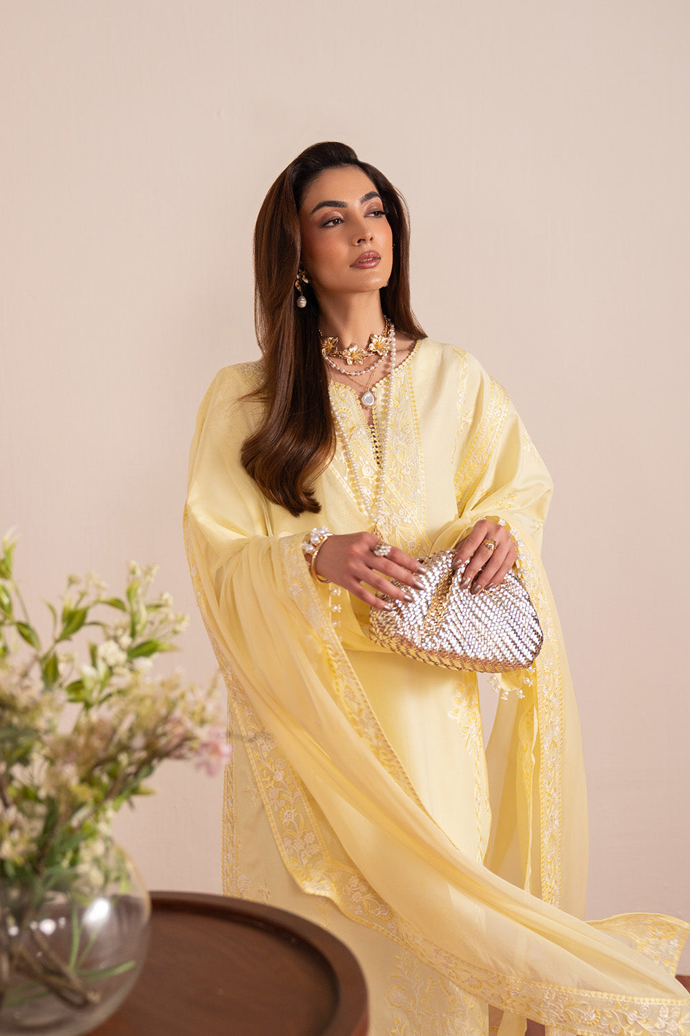 Maryum N Maria | Luxury Stitched | HANISHA - MSU0660 - House Of Hania