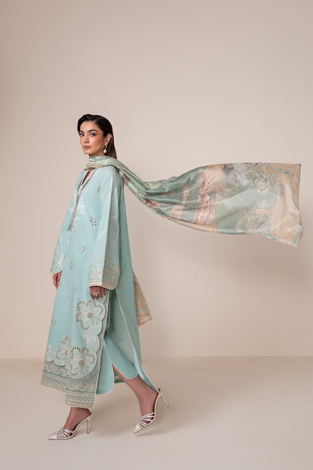 Maryum N Maria | Luxury Stitched | HARINYAI - MSU0663 - House Of Hania