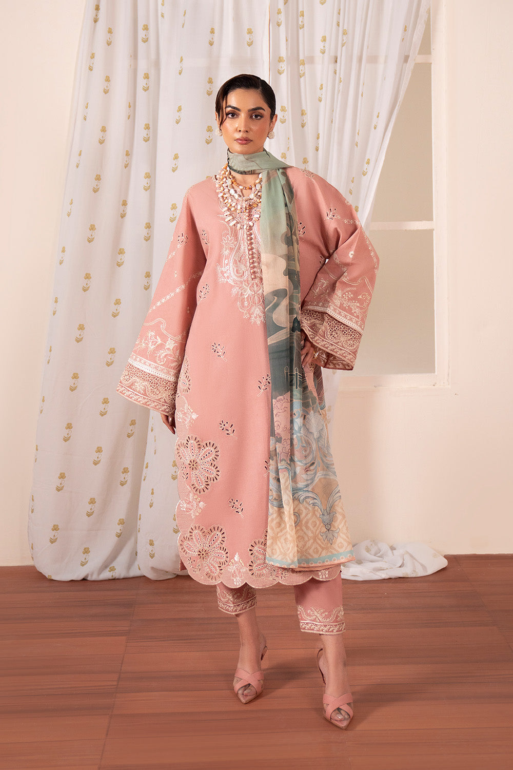 Maryum N Maria | Luxury Stitched | HARSHADA - MSU0664 - House Of Hania