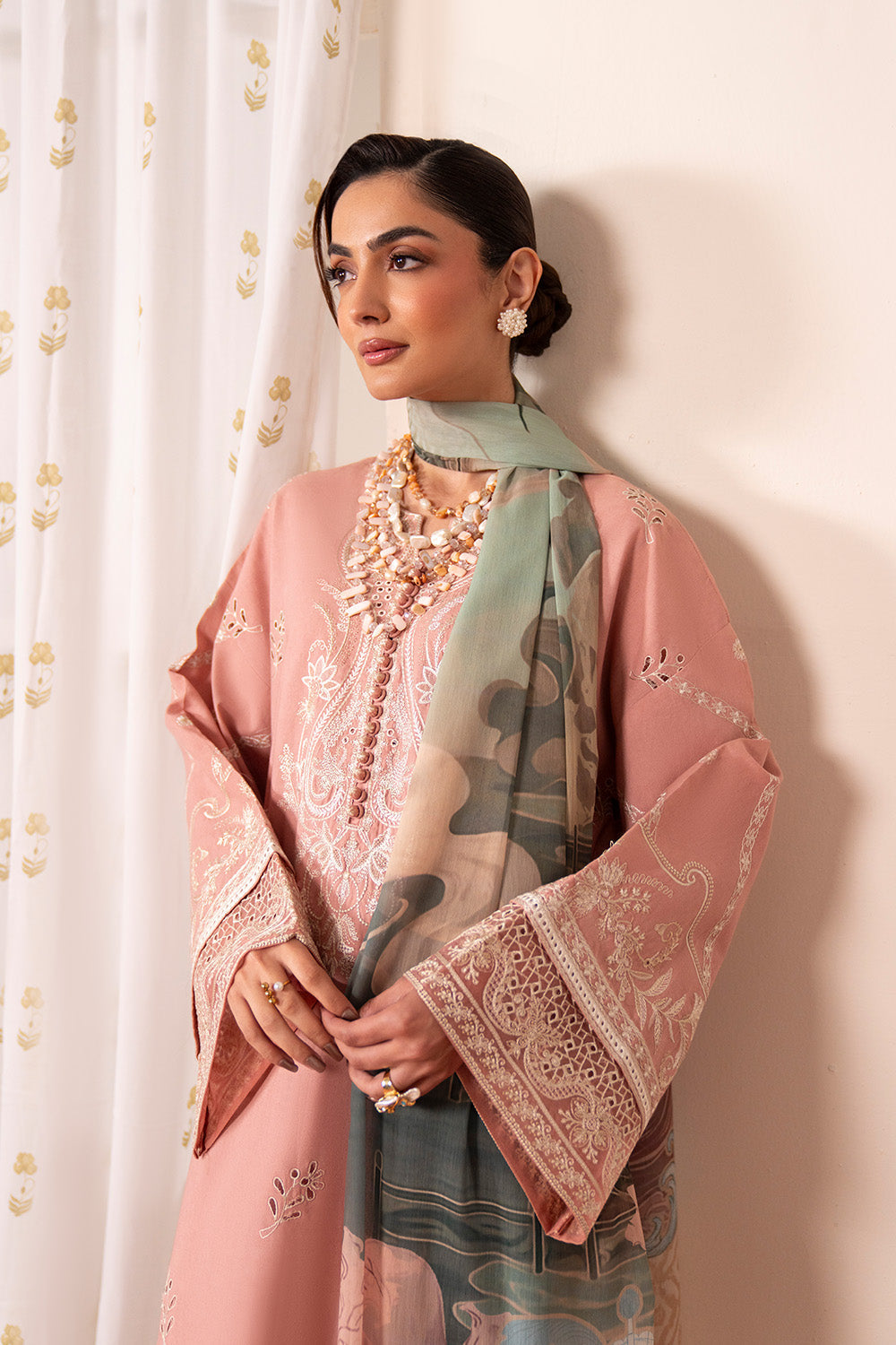 Maryum N Maria | Luxury Stitched | HARSHADA - MSU0664 - House Of Hania