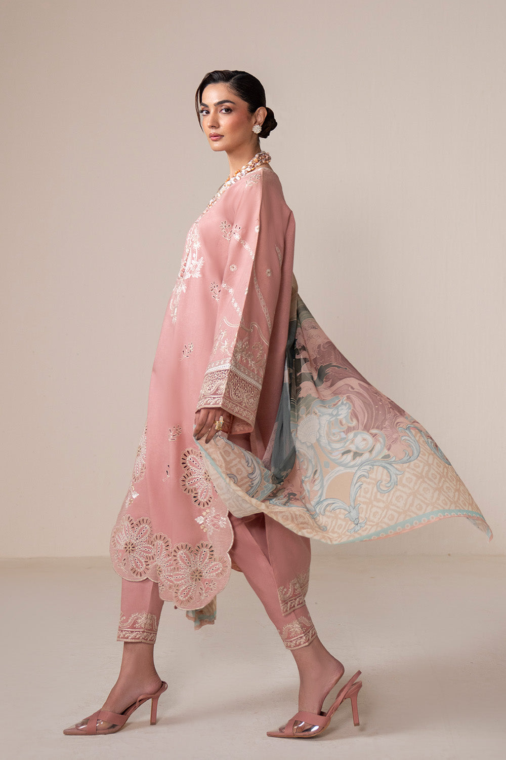 Maryum N Maria | Luxury Stitched | HARSHADA - MSU0664 - House Of Hania