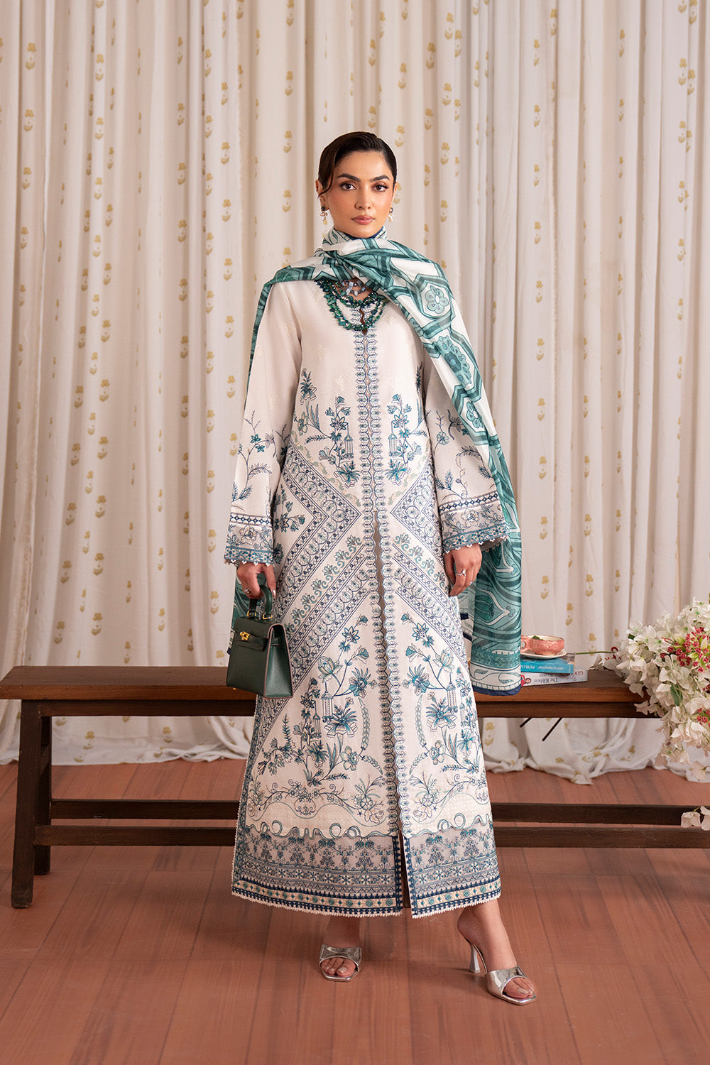 Maryum N Maria | Luxury Stitched | HIMAADRI - MSU0669 - House Of Hania