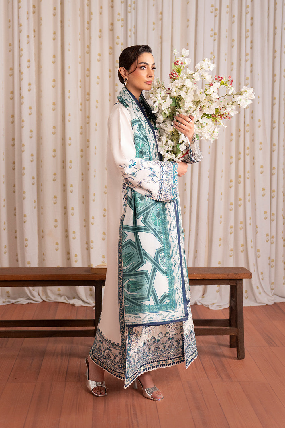 Maryum N Maria | Luxury Stitched | HIMAADRI - MSU0669 - House Of Hania