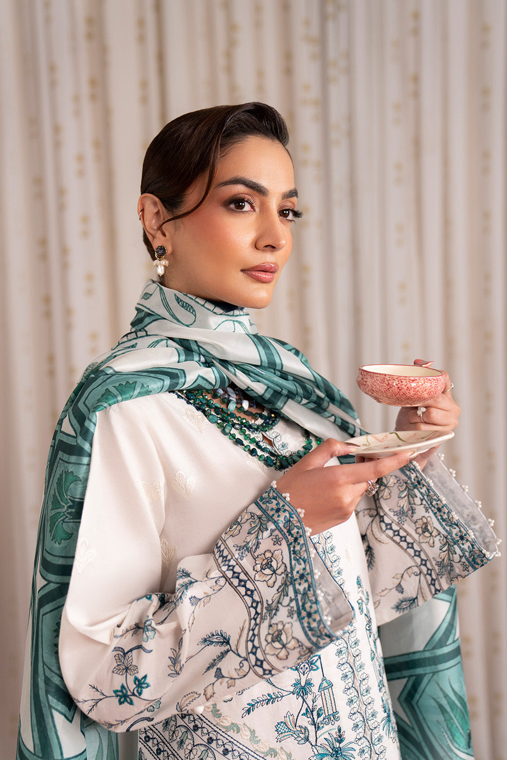 Maryum N Maria | Luxury Stitched | HIMAADRI - MSU0669 - House Of Hania