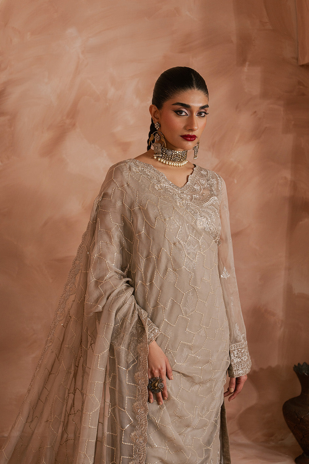 Maryum N Maria | Luxury Stitched | SHAI - MWU5687 - House Of Hania