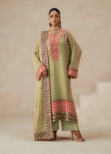 Maryum N Maria | Mehrun | 3 Piece Embroidered Chiffon ADVIKA - FSU5616 - House Of Hania