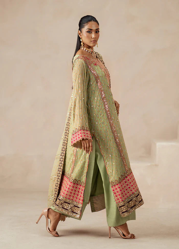 Maryum N Maria | Mehrun | 3 Piece Embroidered Chiffon ADVIKA - FSU5616 - House Of Hania