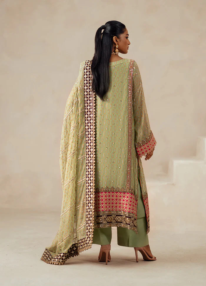 Maryum N Maria | Mehrun | 3 Piece Embroidered Chiffon ADVIKA - FSU5616 - House Of Hania