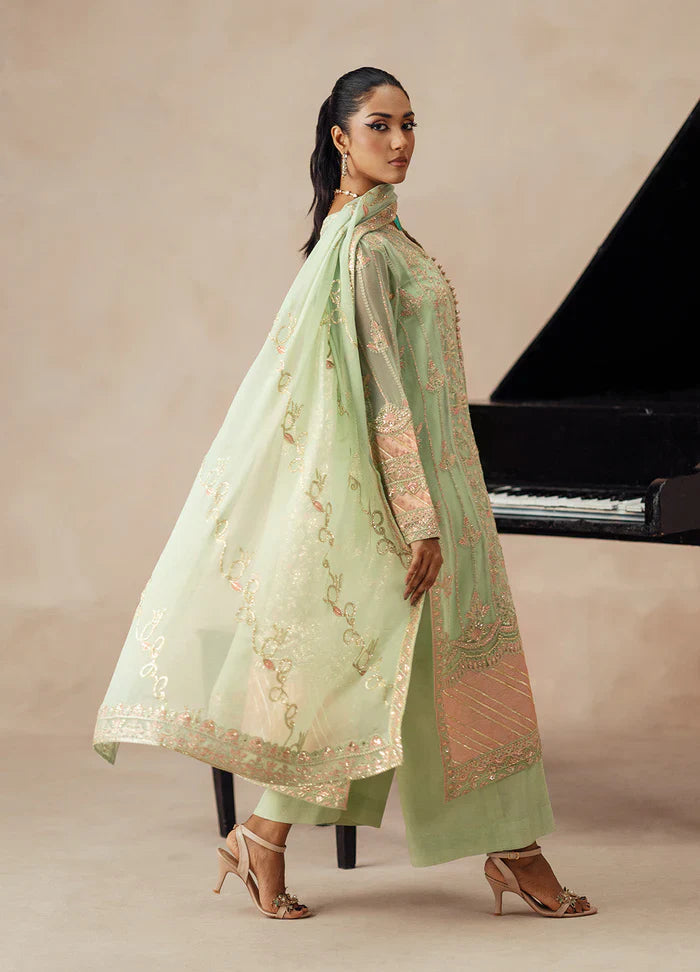 Maryum N Maria | Mehrun | 3 Piece Embroidered Chiffon AFRA - FSU5614 - House Of Hania