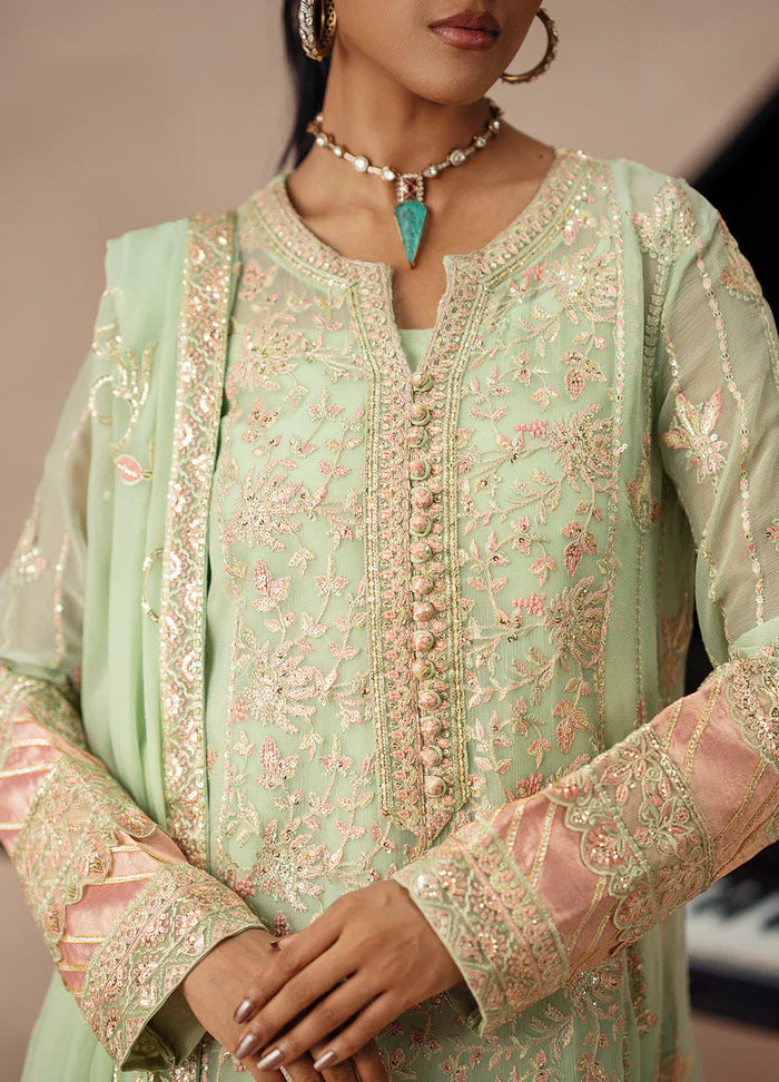 Maryum N Maria | Mehrun | 3 Piece Embroidered Chiffon AFRA - FSU5614 - House Of Hania