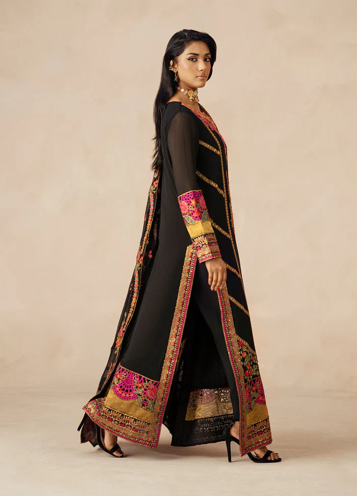 Maryum N Maria | Mehrun | 3 Piece Embroidered Chiffon AZILA - FSU5615 - House Of Hania