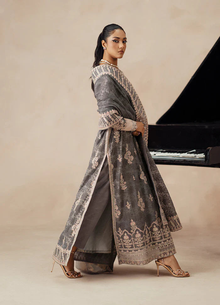 Maryum N Maria | Mehrun | 3 Piece Embroidered Chiffon DARYA - FSU5613 - House Of Hania