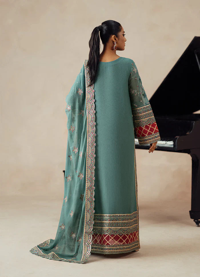 Maryum N Maria | Mehrun |3 Piece Embroidered Chiffon MAHSA - FSU5612 - House Of Hania