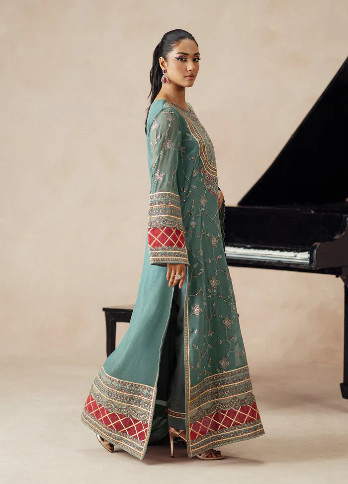 Maryum N Maria | Mehrun |3 Piece Embroidered Chiffon MAHSA - FSU5612 - House Of Hania