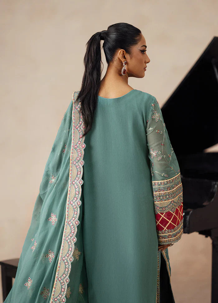 Maryum N Maria | Mehrun |3 Piece Embroidered Chiffon MAHSA - FSU5612 - House Of Hania