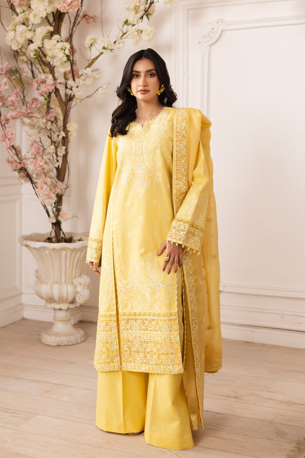 Maryum N Maria | Mira Luxury Lawn | MINA - FS50111 - House Of Hania