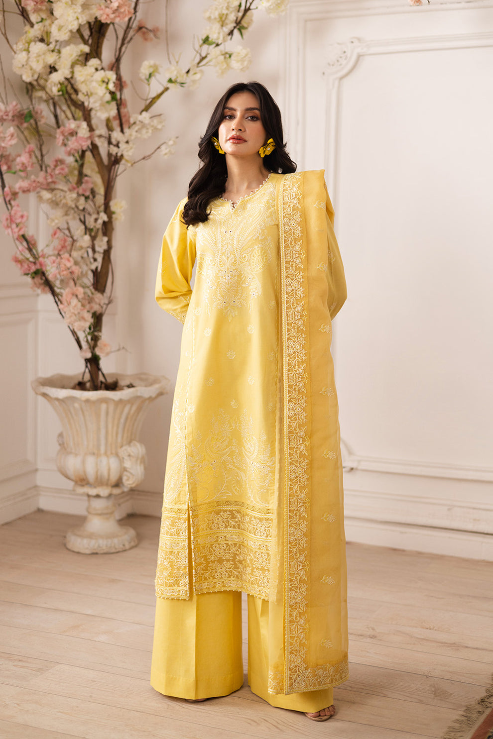 Maryum N Maria | Mira Luxury Lawn | MINA - FS50111 - House Of Hania