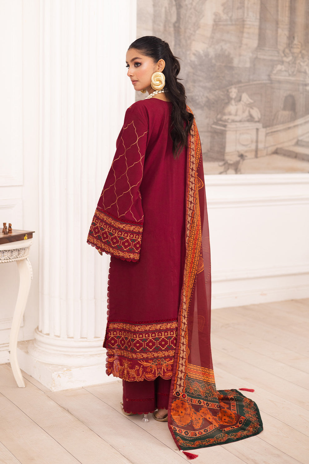 Maryum N Maria | Mira Luxury Lawn | SAHAR - FS50114 - House Of Hania