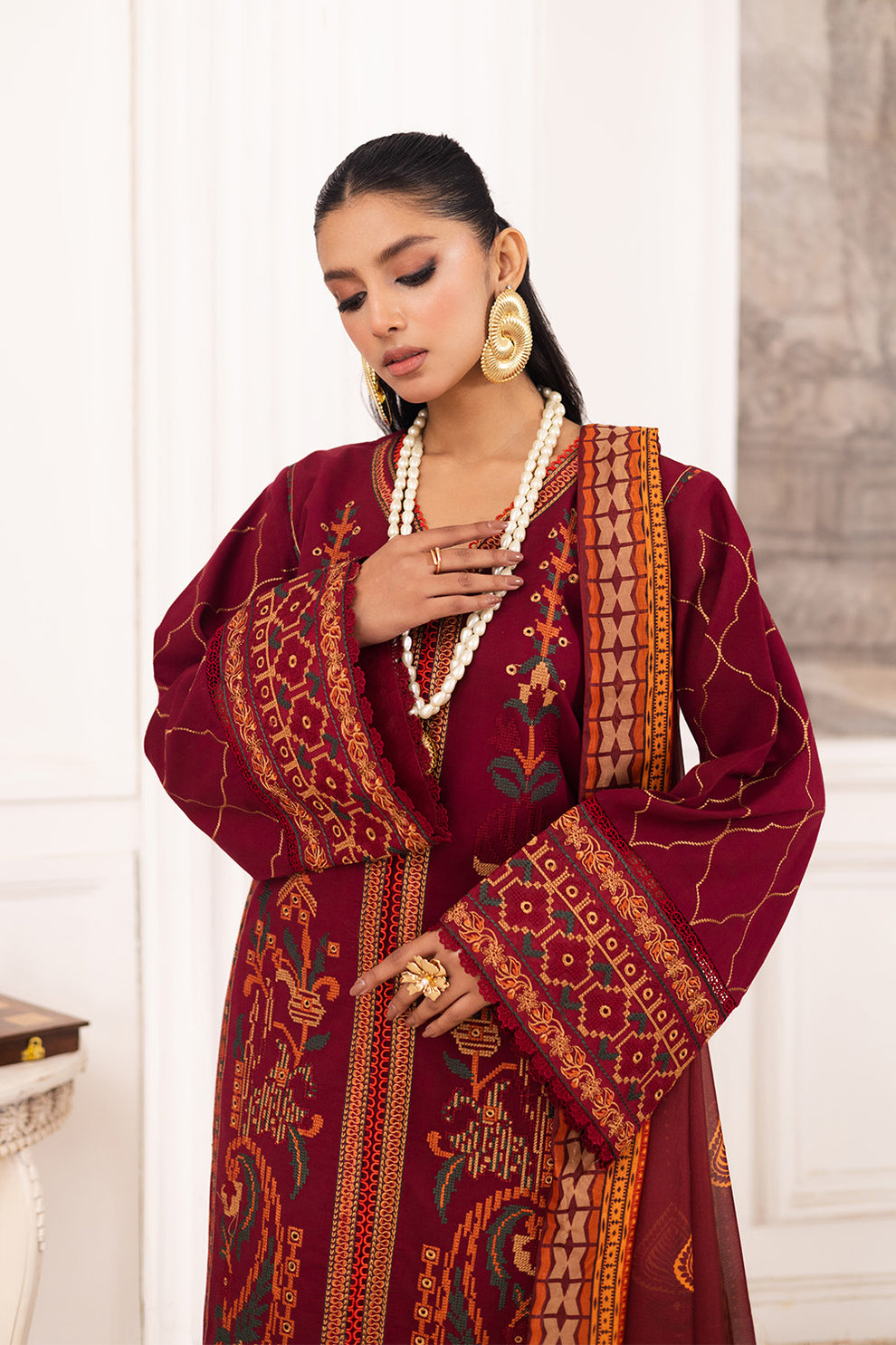 Maryum N Maria | Mira Luxury Lawn | SAHAR - FS50114 - House Of Hania