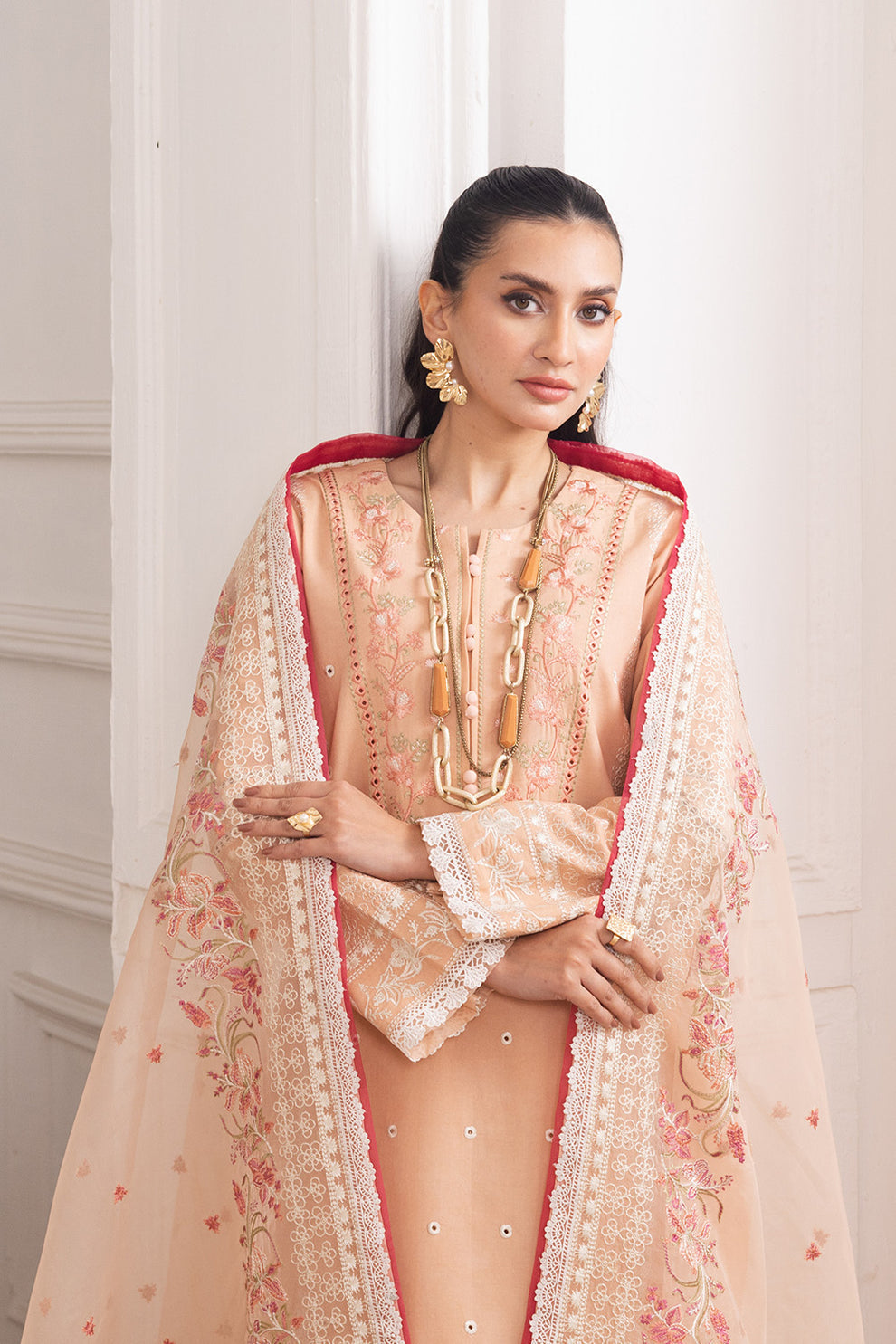 Maryum N Maria | Mira Luxury Lawn | SIMIN - FS50113 - House Of Hania