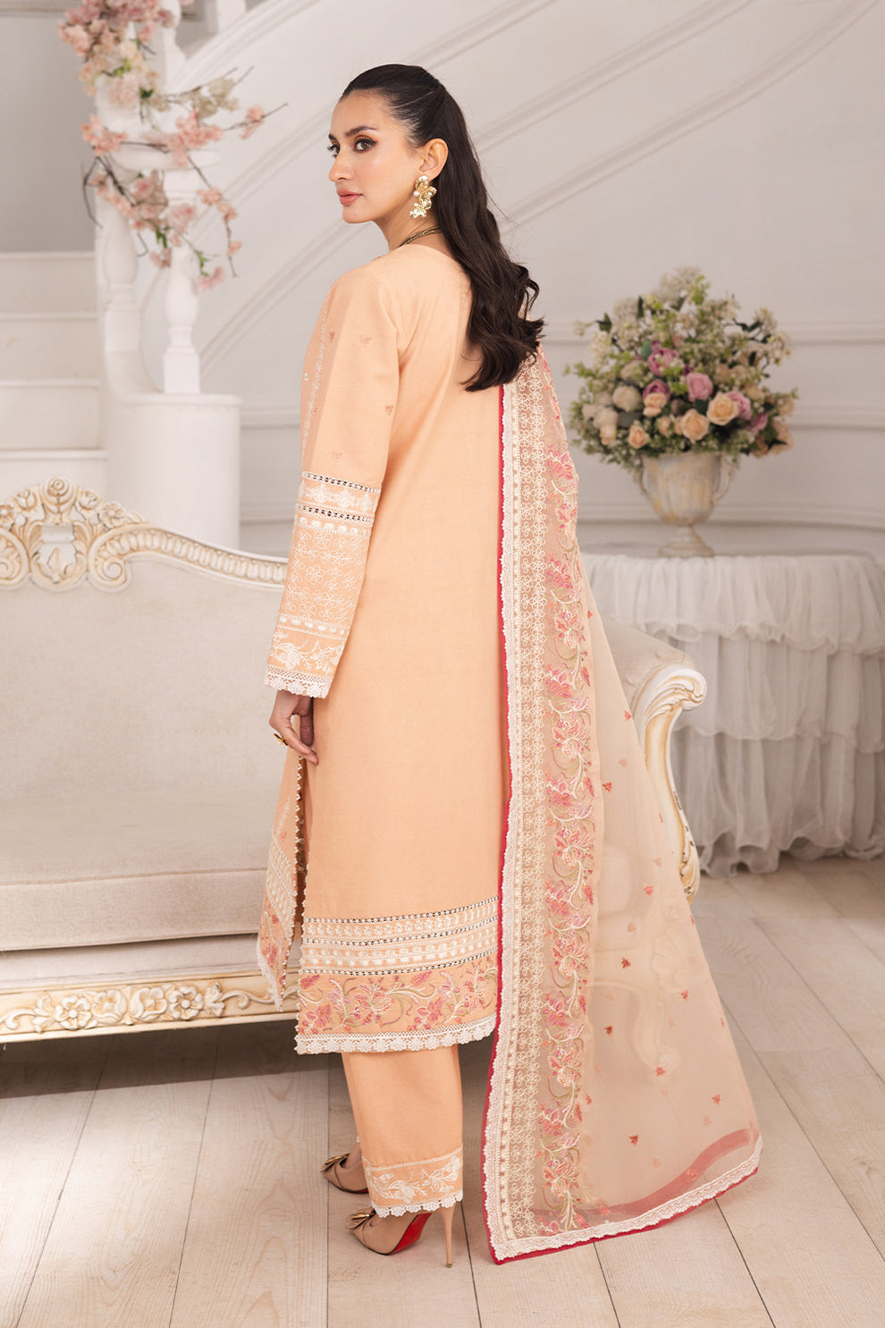 Maryum N Maria | Mira Luxury Lawn | SIMIN - FS50113 - House Of Hania