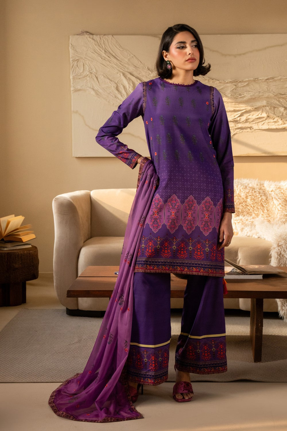 Maryum N Maria | Nazm Collection | WILLOW - MS50470 - House Of Hania