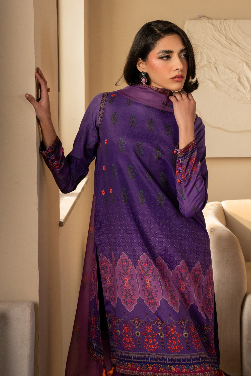 Maryum N Maria | Nazm Collection | WILLOW - MS50470 - House Of Hania
