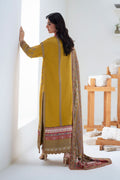 Maryum N Maria | Noore Winters 25 | 3 Piece Embroidered Khaddar APANA - FSU5671 - House Of Hania