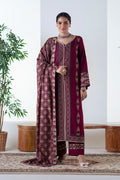 Maryum N Maria | Noore Winters 25 | 3 Piece Embroidered Khaddar MALALAI - FSU5670 - House Of Hania