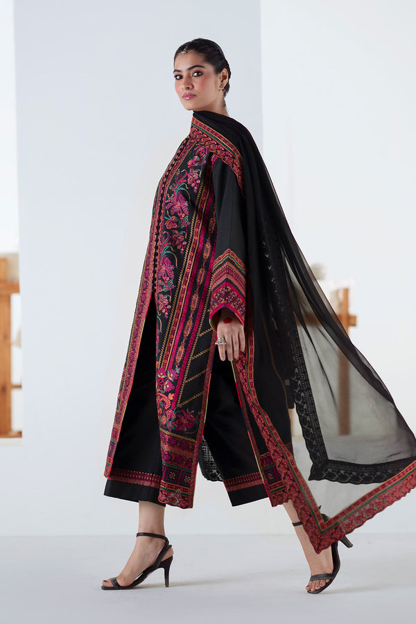 Maryum N Maria | Noore Winters 25 | 3 Piece Embroidered Khaddar PANRA - FSU5677 - House Of Hania